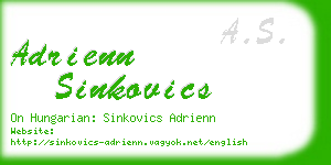 adrienn sinkovics business card